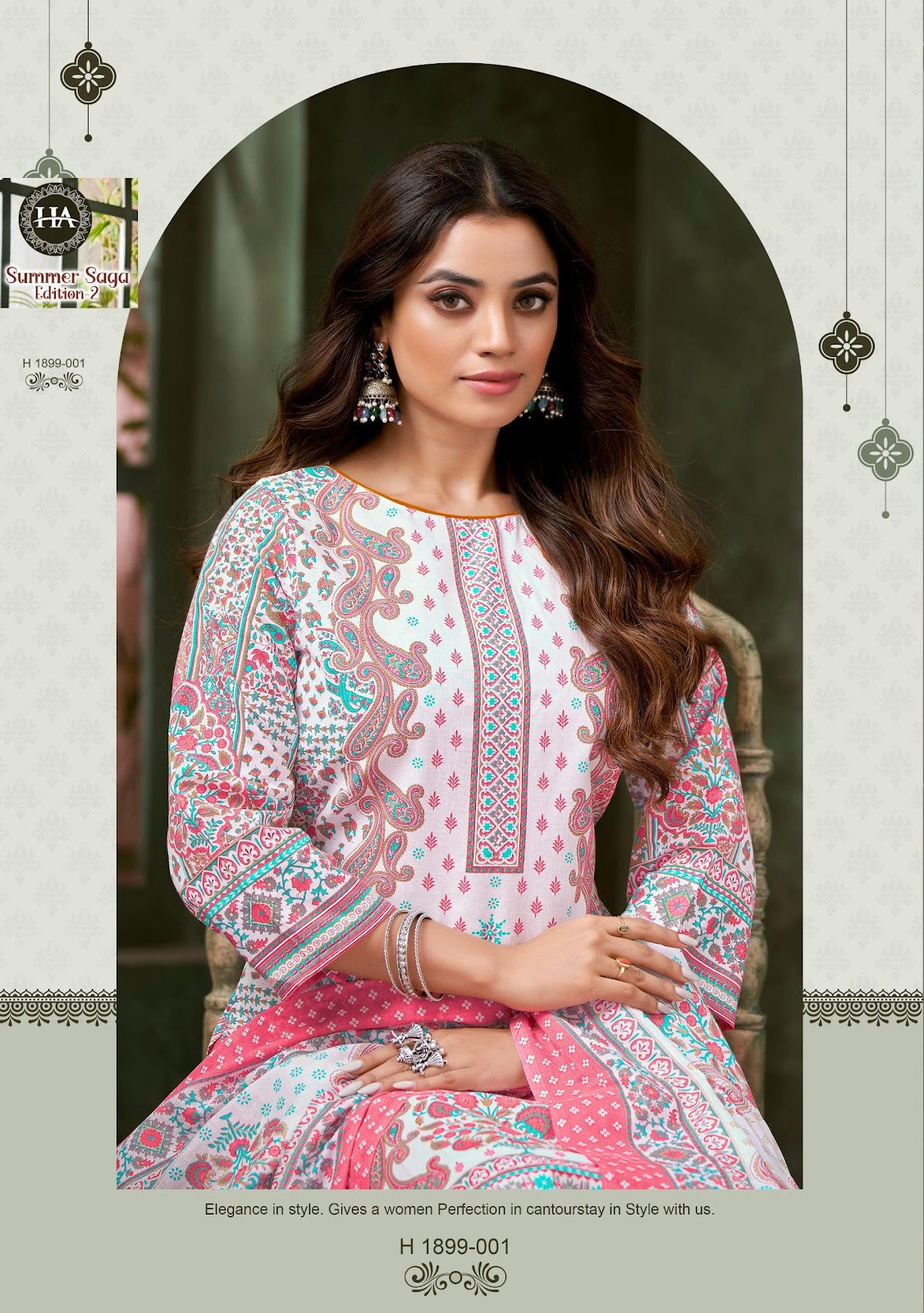 Summer Saga Edition 2 Harshit Fashion Pure Cotton Pant Style Suits Exporter Ahmedabad