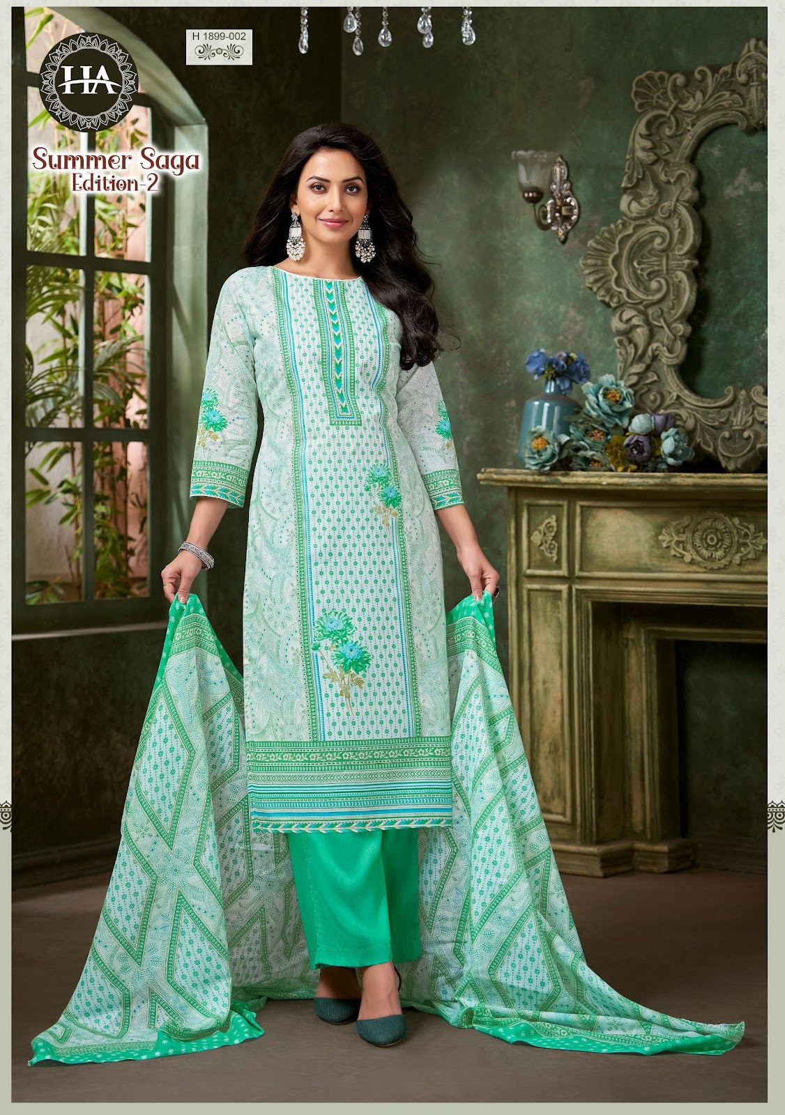 Summer Saga Edition 2 Harshit Fashion Pure Cotton Pant Style Suits Exporter Ahmedabad