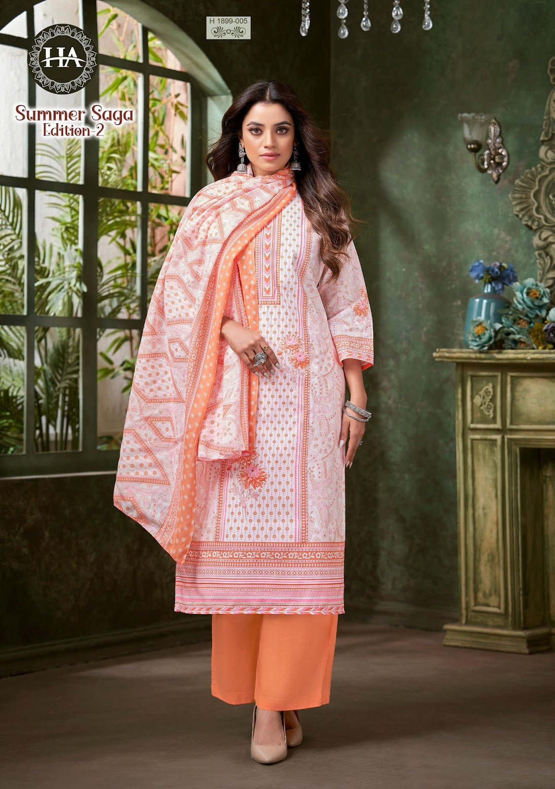 Summer Saga Edition 2 Harshit Fashion Pure Cotton Pant Style Suits Exporter Ahmedabad
