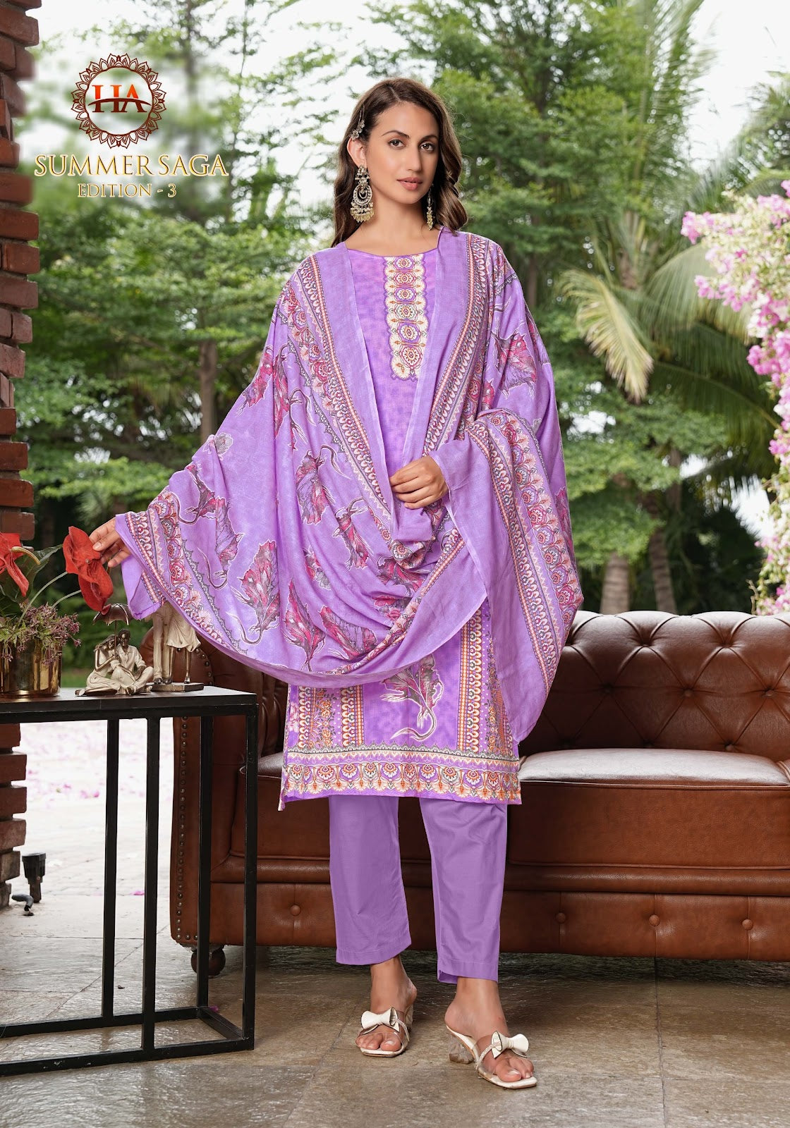 Summer Saga Edition 3 Harshit Fashion Cotton Pant Style Suits Wholesaler Gujarat