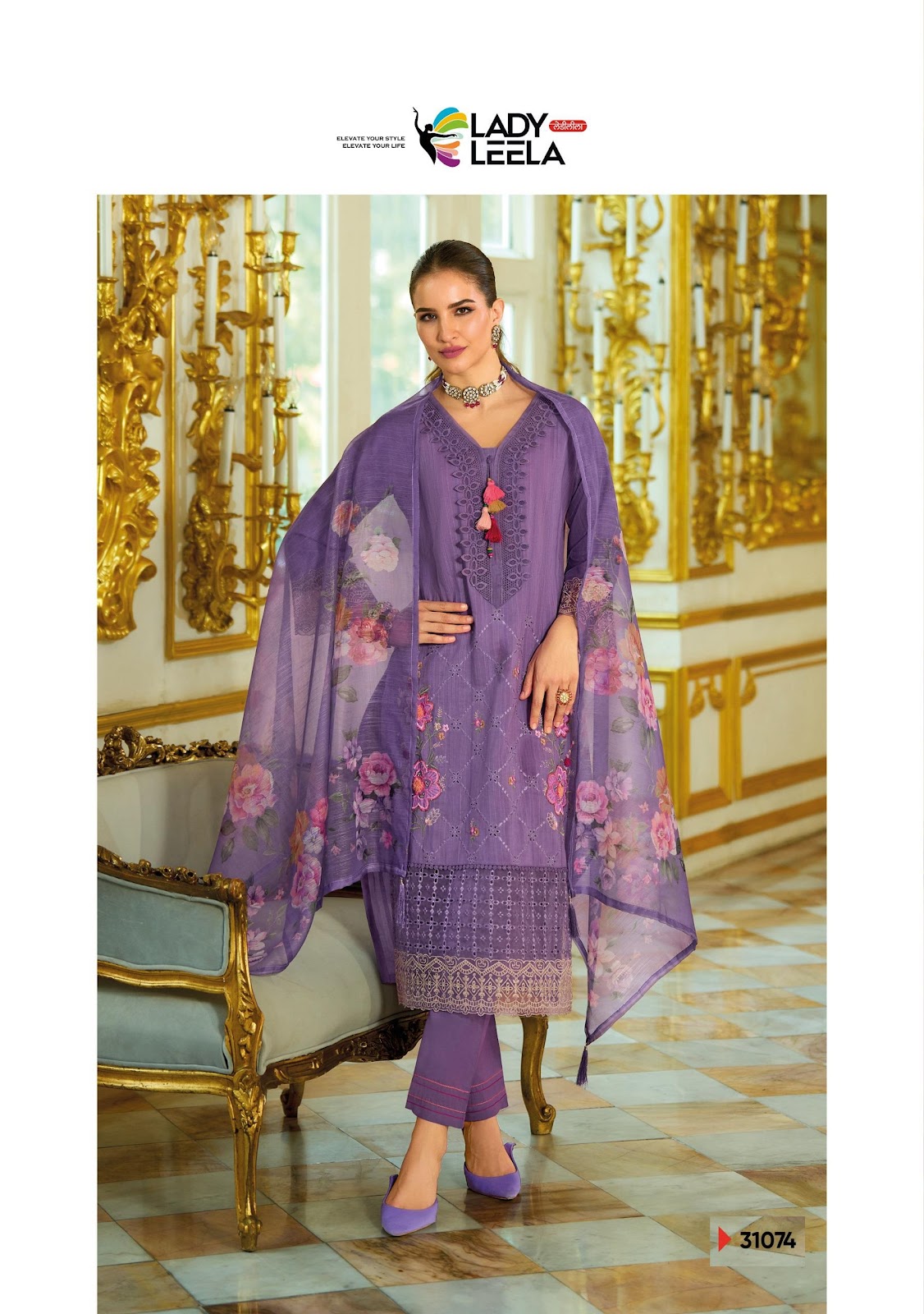 Summer Saga Ladyleela Pure Cotton Readymade Pant Style Suits Wholesaler Gujarat