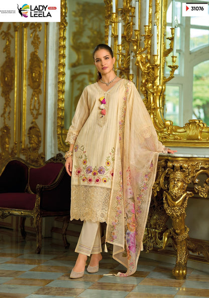 Summer Saga Ladyleela Pure Cotton Readymade Pant Style Suits Wholesaler Gujarat