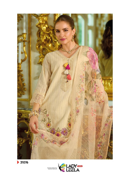 Summer Saga Ladyleela Pure Cotton Readymade Pant Style Suits Wholesaler Gujarat