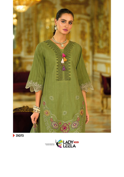 Summer Saga Ladyleela Pure Cotton Readymade Pant Style Suits Wholesaler Gujarat