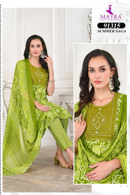 Summer Saga Mayra Jaipuri Readymade Pant Style Suits Manufacturer