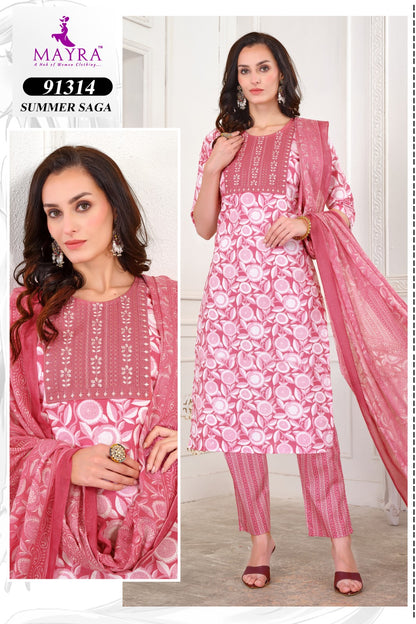 Summer Saga Mayra Jaipuri Readymade Pant Style Suits Manufacturer