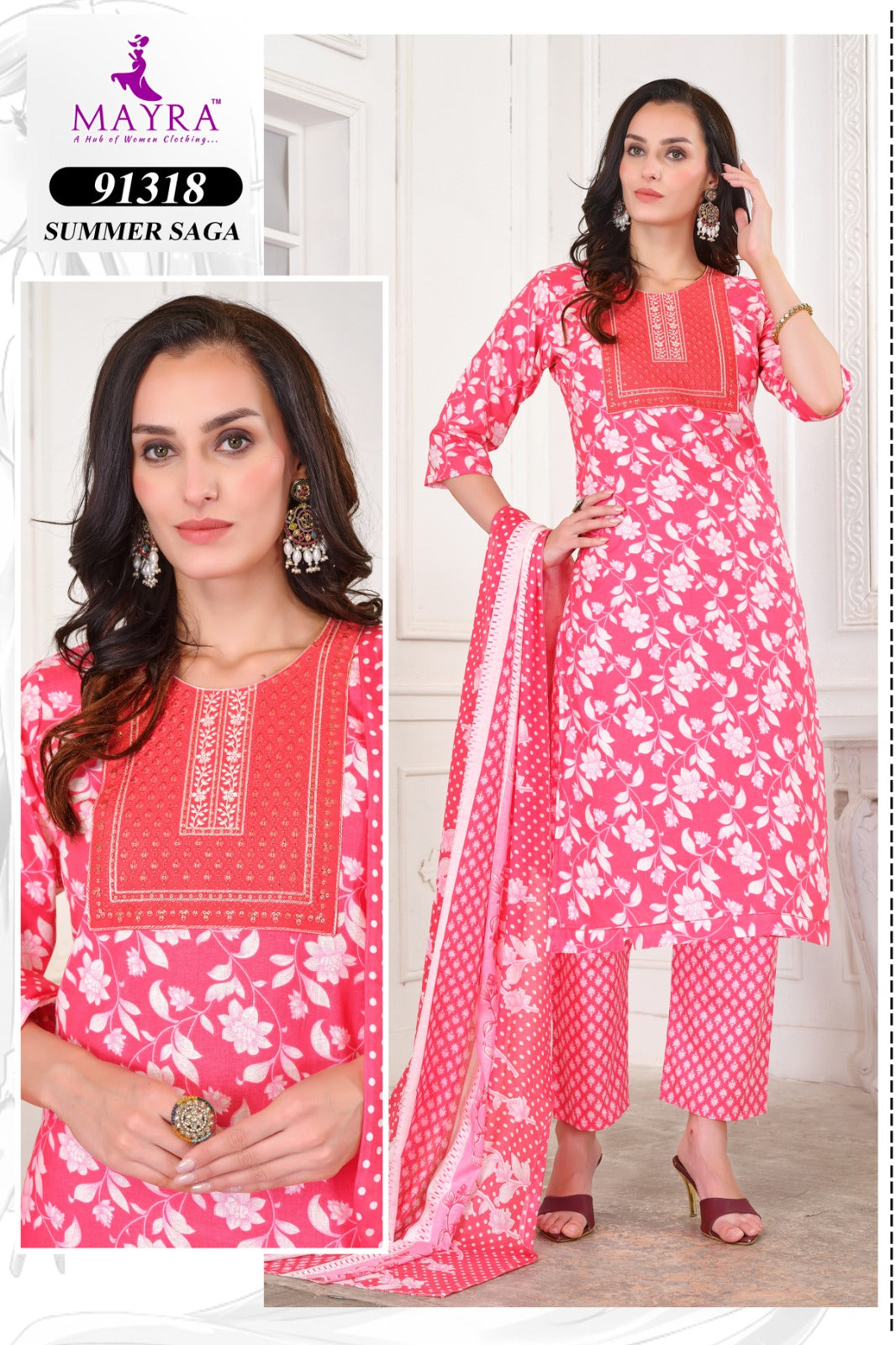 Summer Saga Mayra Jaipuri Readymade Pant Style Suits Manufacturer