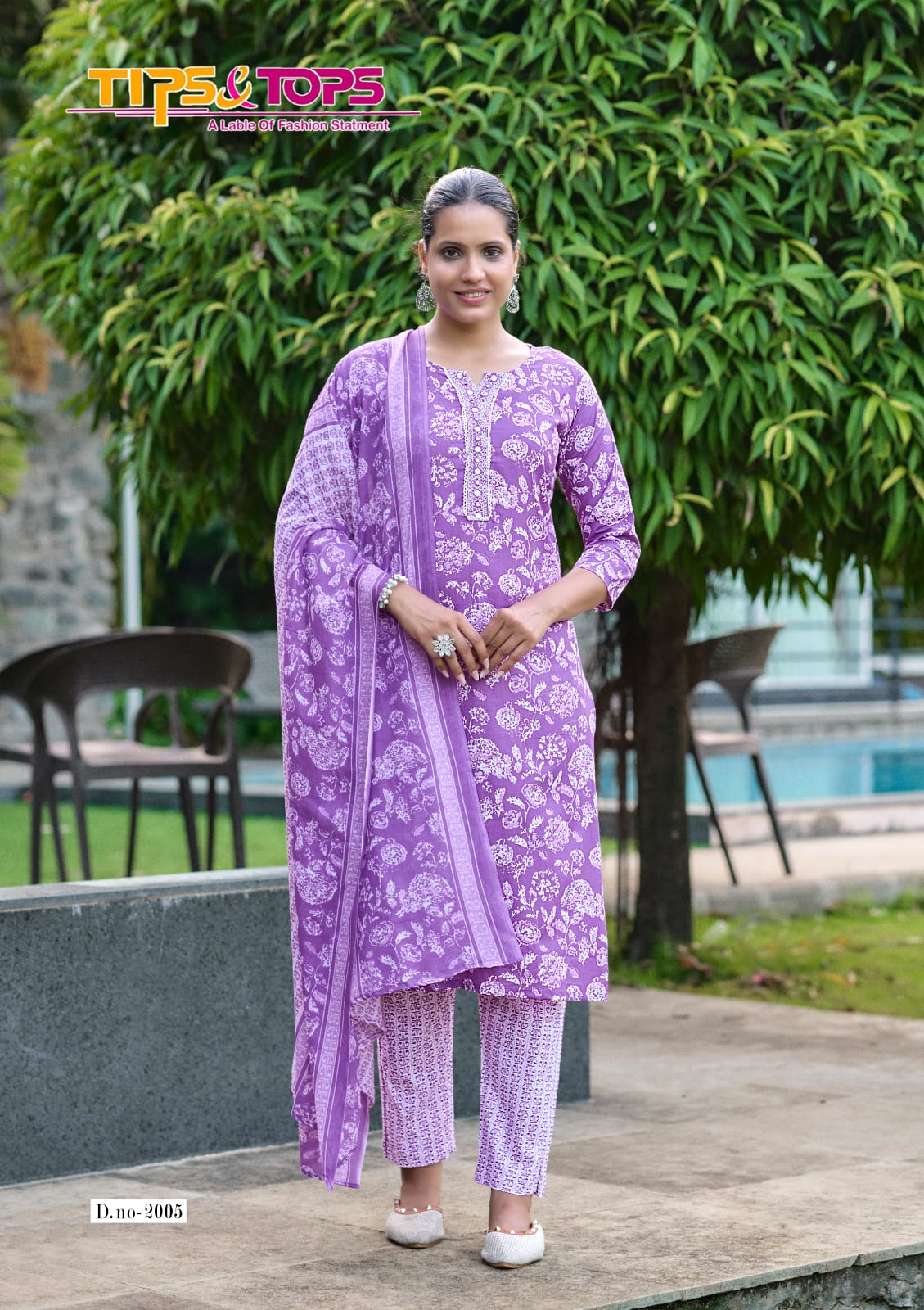 Summer Saga Vol 2 Tips Tops Readymade Cotton Pant Suits Wholesaler India