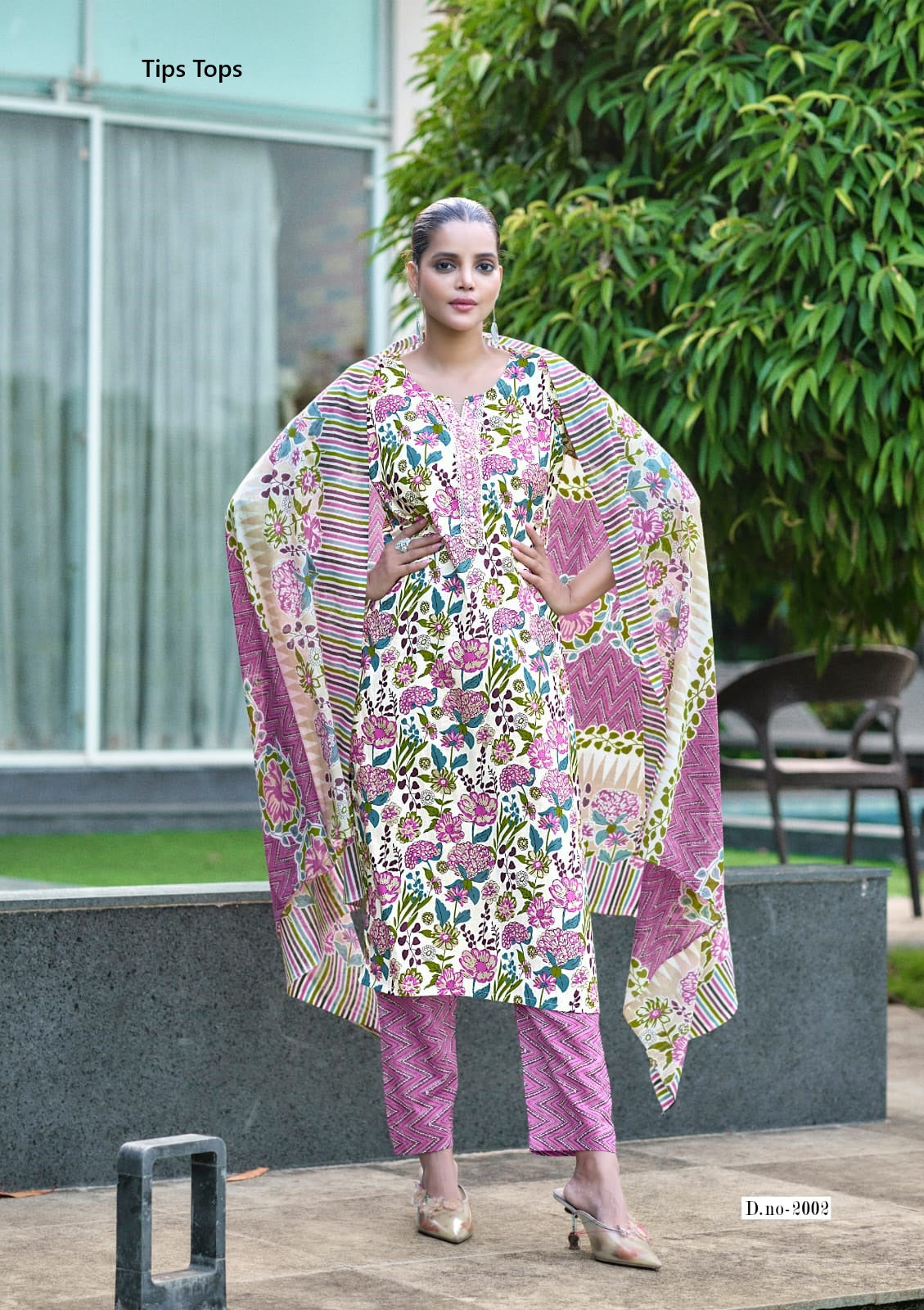 Summer Saga Vol 2 Tips Tops Readymade Cotton Pant Suits Wholesaler India