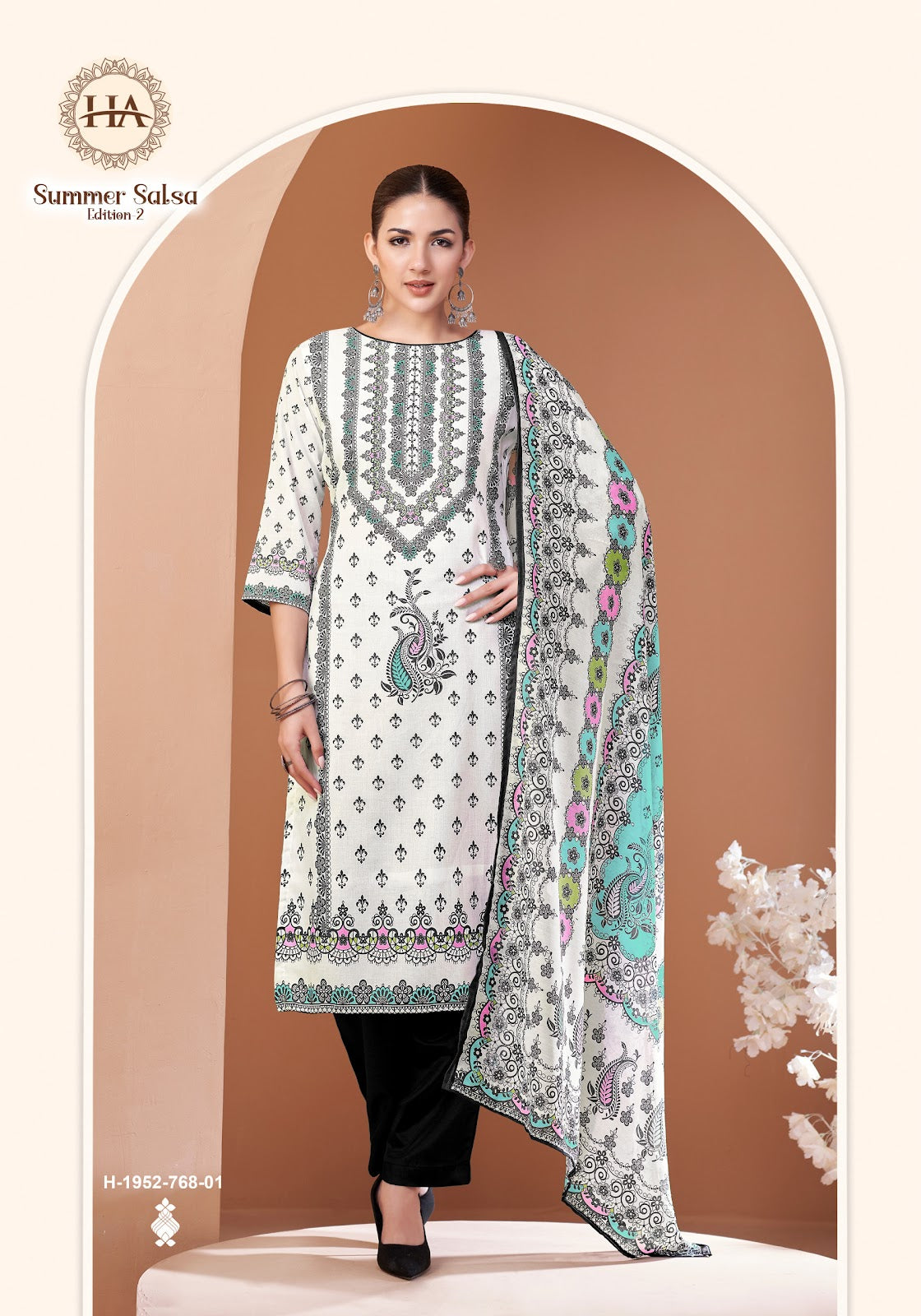 Summer Salsa Edition 2 Harshit Fashion Cambric Pant Style Suits Wholesale Price