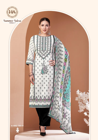 Summer Salsa Edition 2 Harshit Fashion Cambric Pant Style Suits Wholesale Price