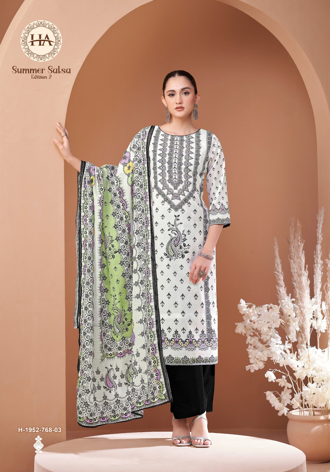 Summer Salsa Edition 2 Harshit Fashion Cambric Pant Style Suits Wholesale Price