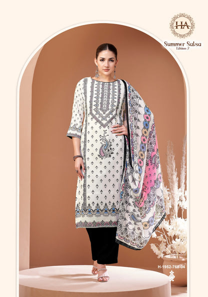 Summer Salsa Edition 2 Harshit Fashion Cambric Pant Style Suits Wholesale Price