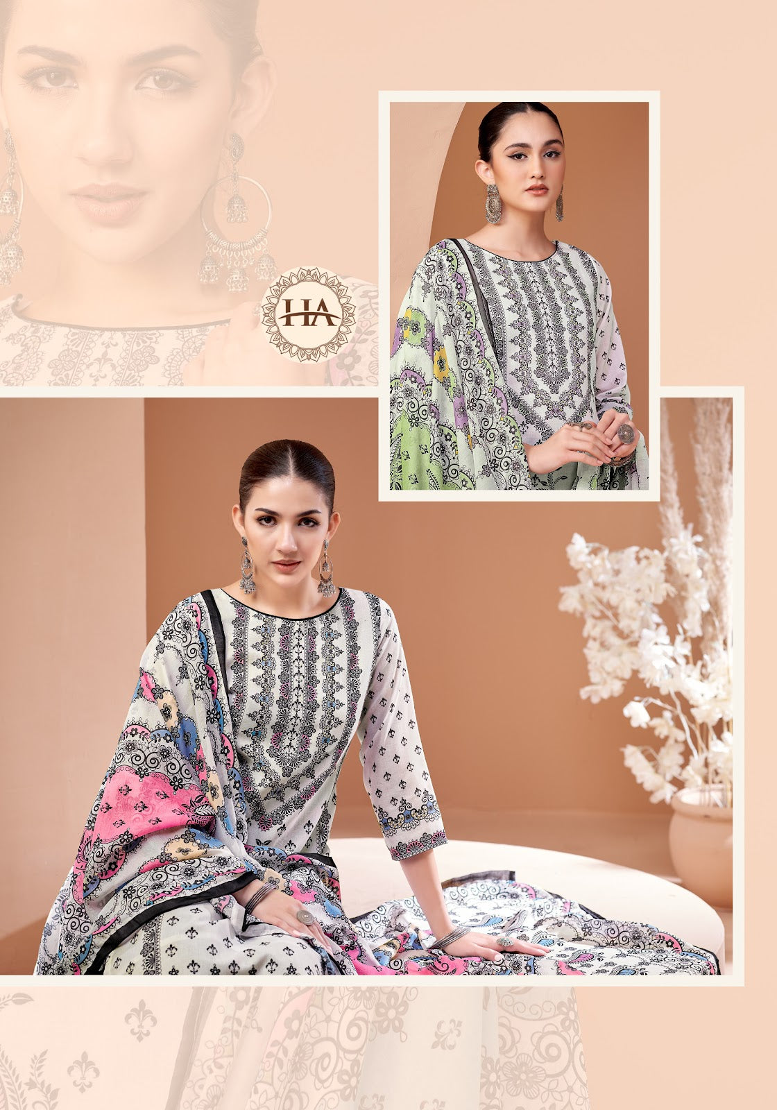Summer Salsa Edition 2 Harshit Fashion Cambric Pant Style Suits Wholesale Price