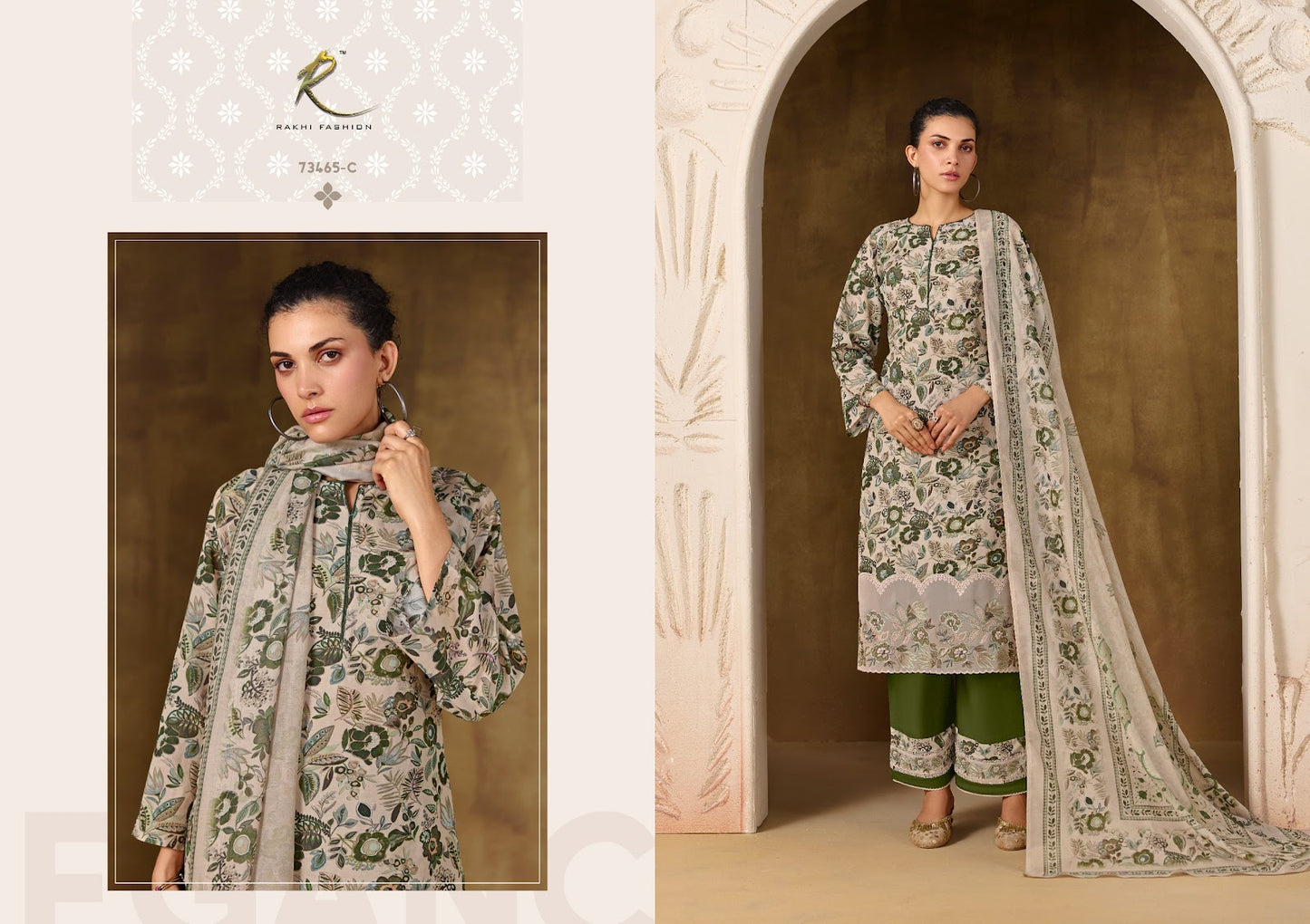 Summer Shangrila 73465 Rakhi Fashion Mul Chanderi Plazzo Style Suits Supplier