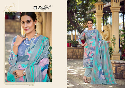 Summer Shine Vol 2 Zulfat Designer Pure Cotton Pant Style Suits Supplier
