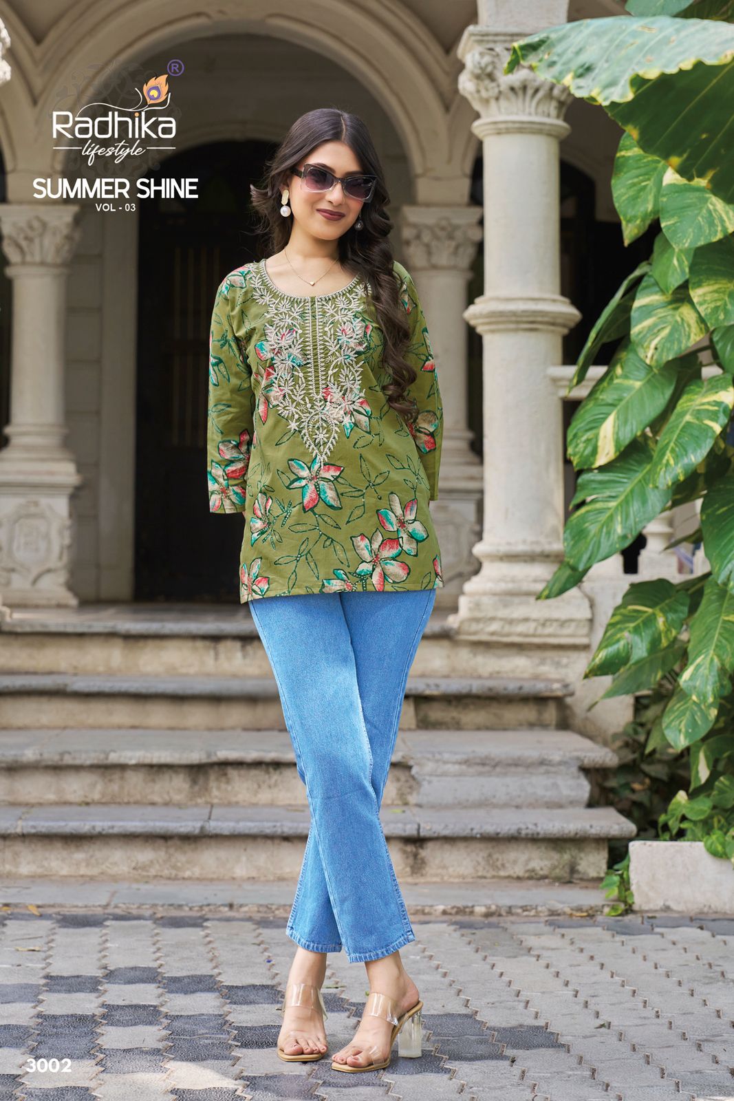 Summer Shine Vol 3 Radhika Lifestyle Cotton Short Kurtis Wholesaler