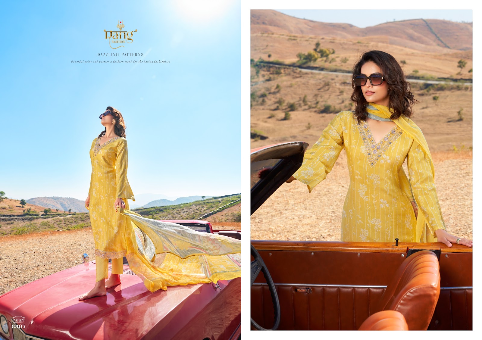 Summer Shine Vol 6 Rang Fashion Viscose Muslin Pant Style Suits Supplier Gujarat
