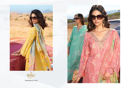Summer Shine Vol 6 Rang Fashion Viscose Muslin Pant Style Suits Supplier Gujarat