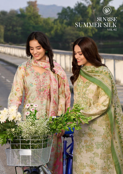 Summer Silk Vol 2 Sunrise Pant Style Suits Exporter