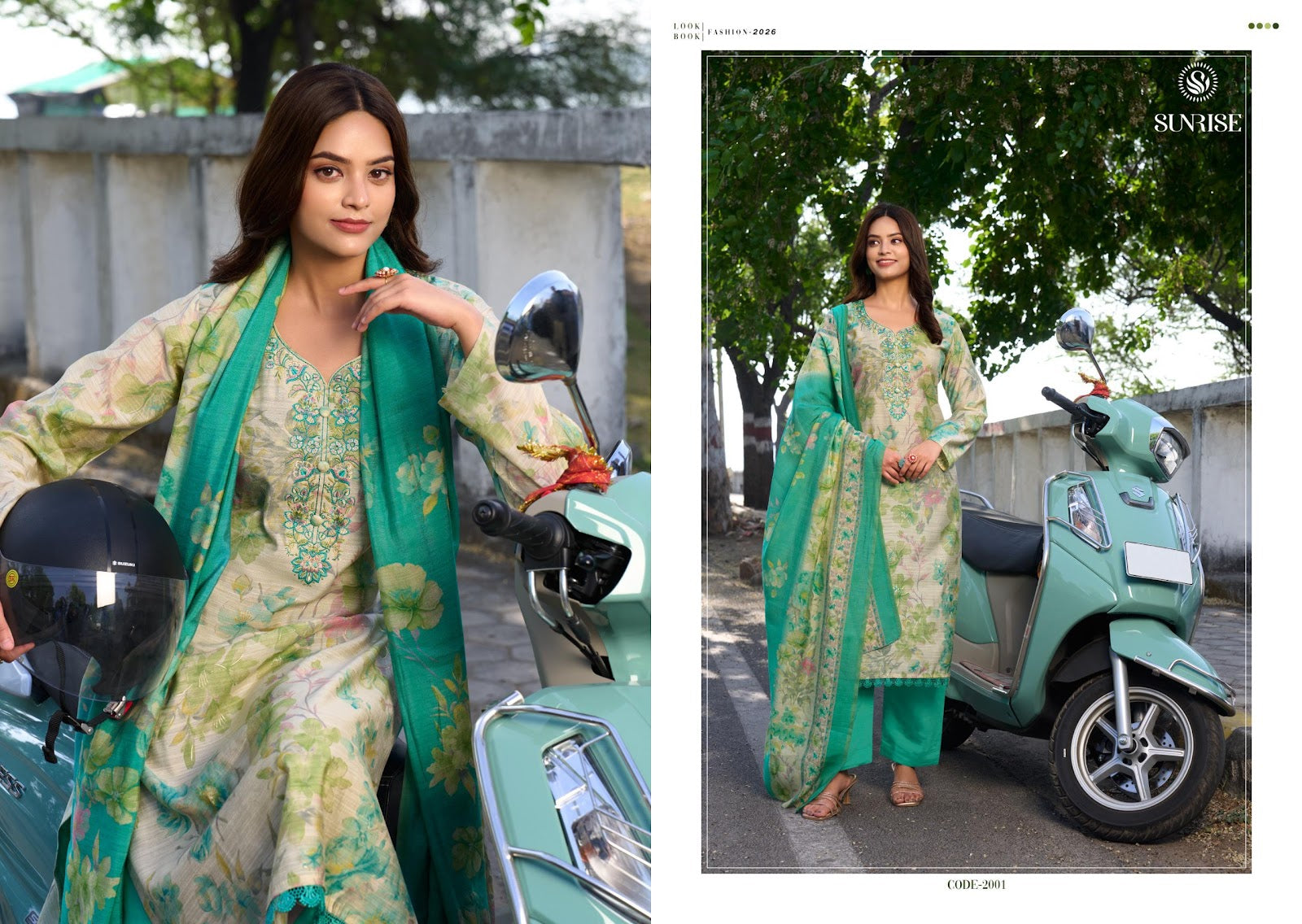 Summer Silk Vol 2 Sunrise Pant Style Suits Exporter