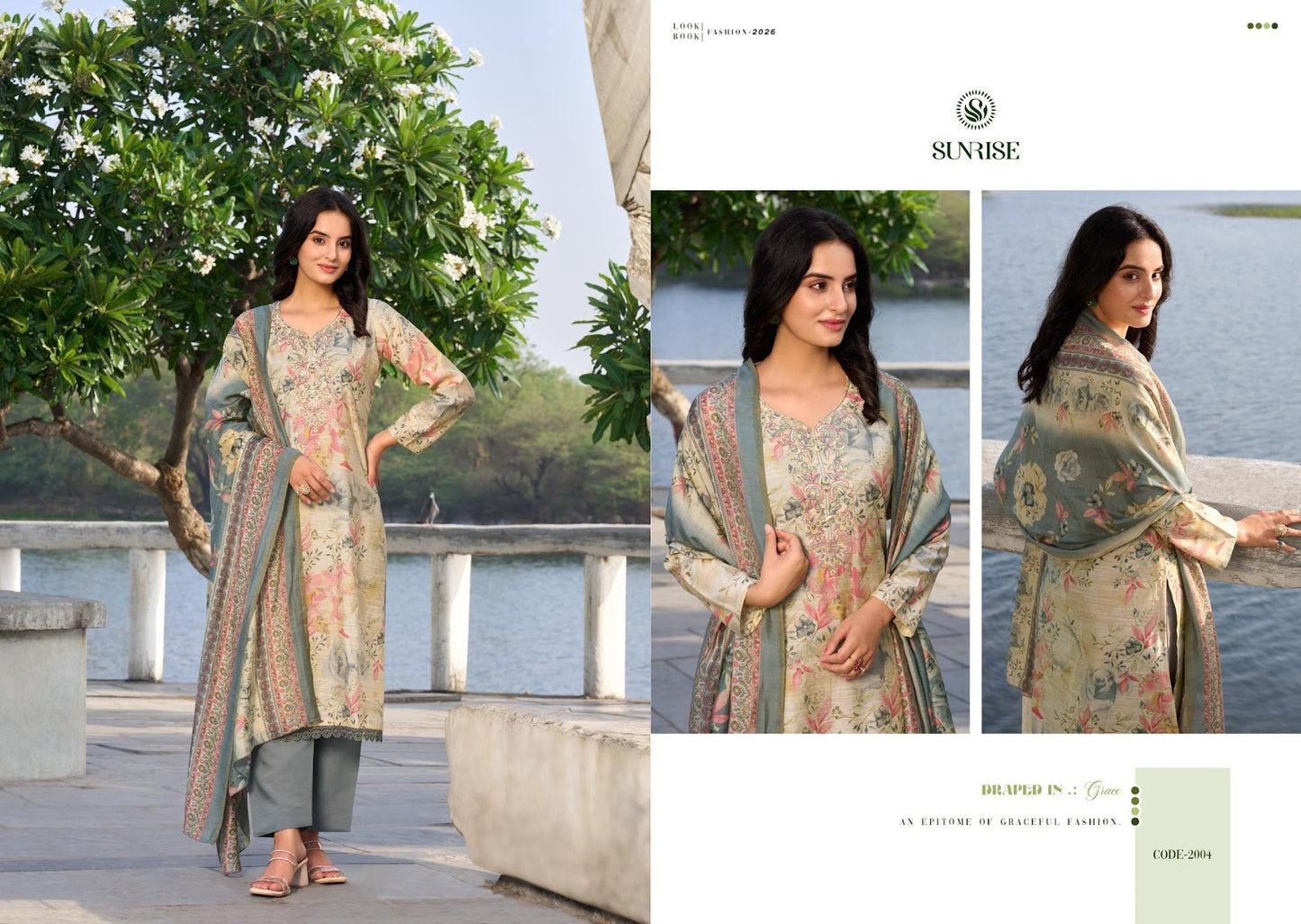 Summer Silk Vol 2 Sunrise Pant Style Suits Exporter
