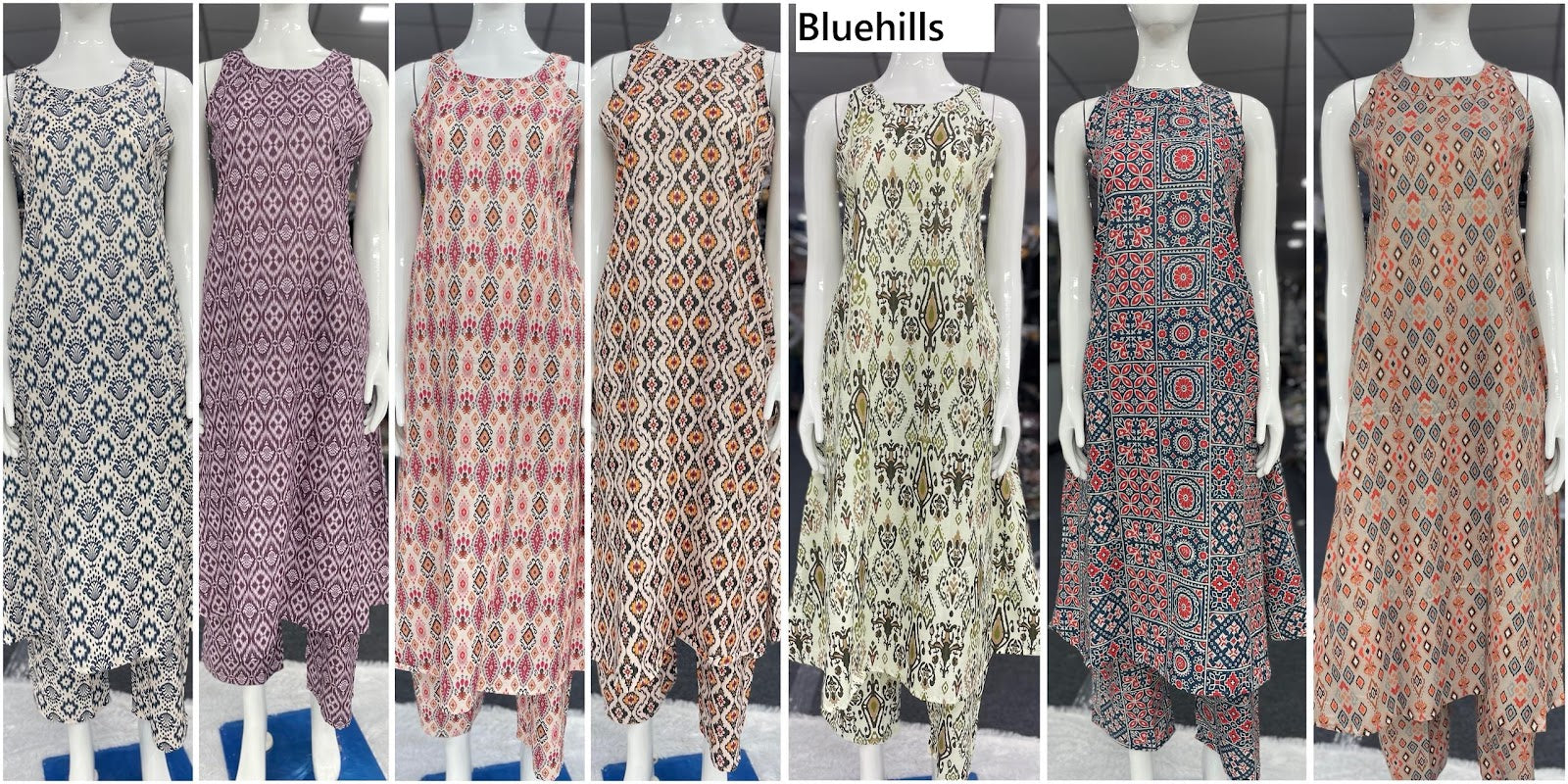 Summer Special 1305 Bluehills Cotton Co Ord Set Exporter India