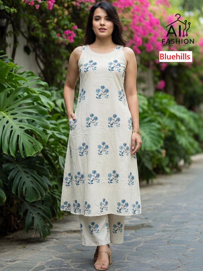 Summer Special 2.0 Bluehills Cotton Co Ord Set Manufacturer India
