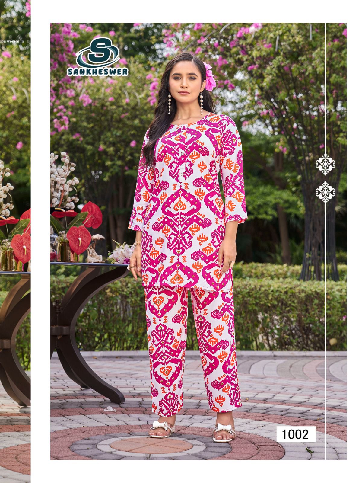 Summer Special Vol 2 Sankheswer Reyon Co Ord Set Manufacturer Gujarat