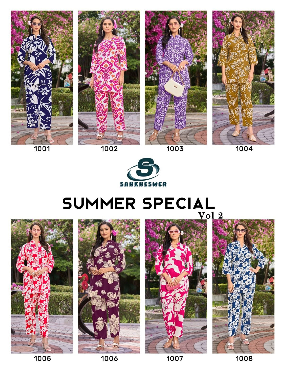 Summer Special Vol 2 Sankheswer Reyon Co Ord Set Manufacturer Gujarat