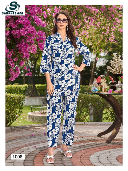 Summer Special Vol 2 Sankheswer Reyon Co Ord Set Manufacturer Gujarat