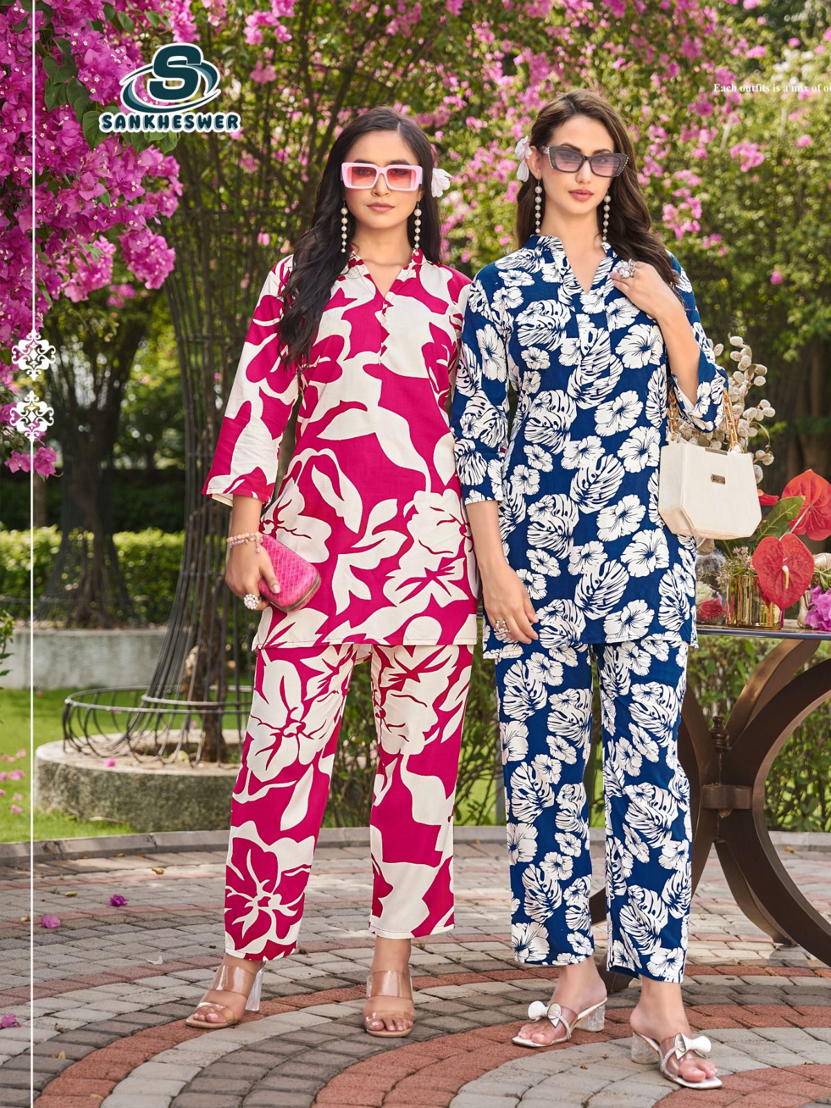 Summer Special Vol 2 Sankheswer Reyon Co Ord Set Manufacturer Gujarat