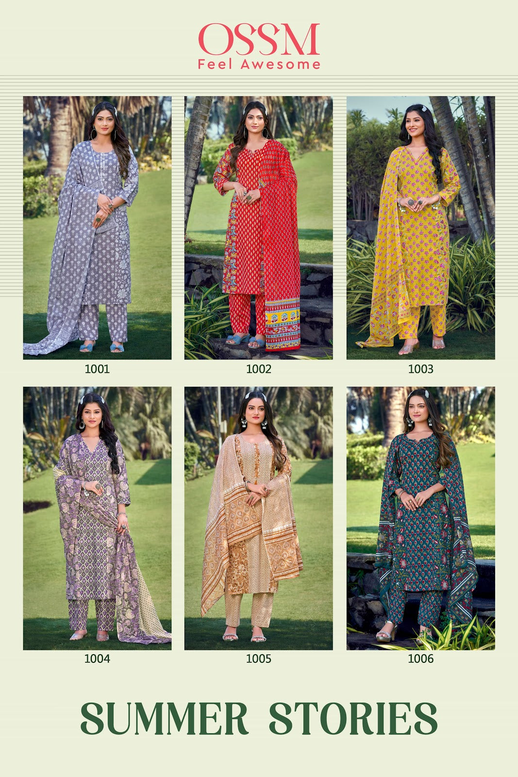 Summer Stories Ossm Cotton Readymade Pant Style Suits Manufacturer Ahmedabad