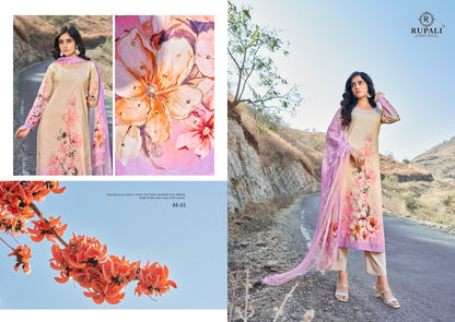 Summer Sunshine Rupali Pure Lawn Pant Style Suits Wholesale Price