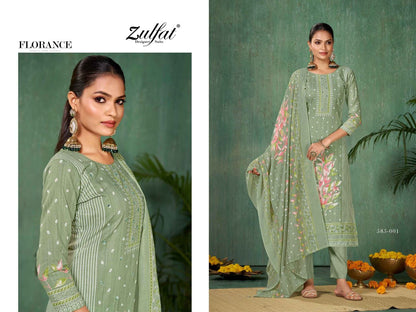 Summer Swag Vol 5 Zulfat Designer Cotton Pant Style Suits Supplier India