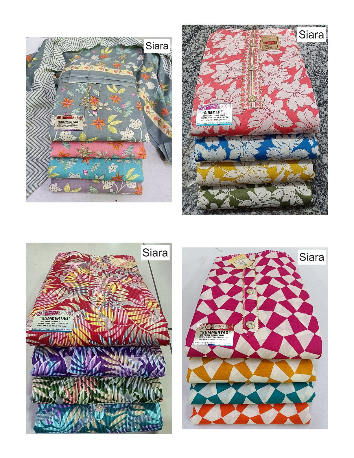 Summer Tag Siara Cotton Cotton Dress Material Wholesaler Gujarat