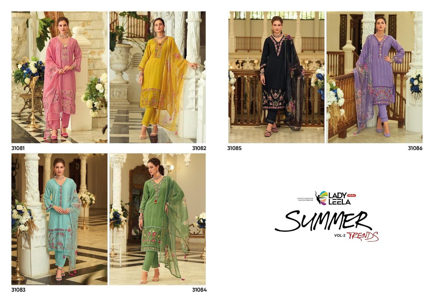 Summer Trends Vol 2 Ladyleela Pure Cotton Readymade Pant Style Suits Supplier Gujarat