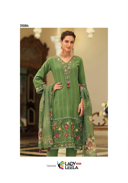 Summer Trends Vol 2 Ladyleela Pure Cotton Readymade Pant Style Suits Supplier Gujarat