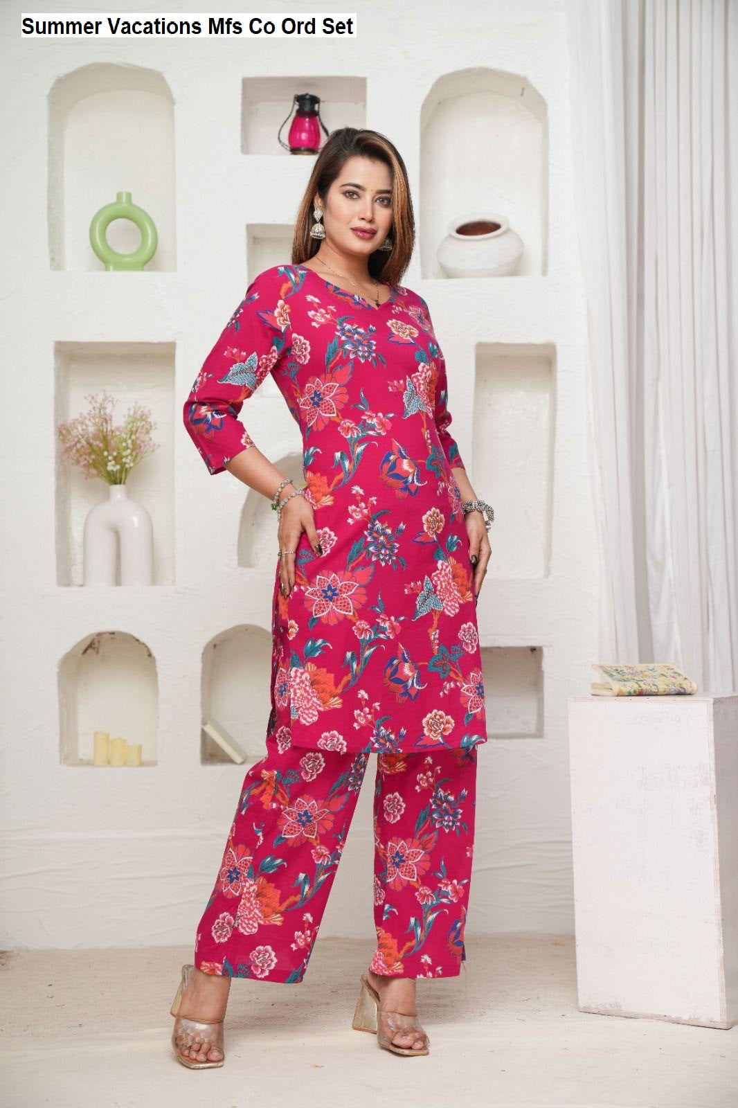 Summer Vacations Mfs Cotton Co Ord Set Wholesaler India