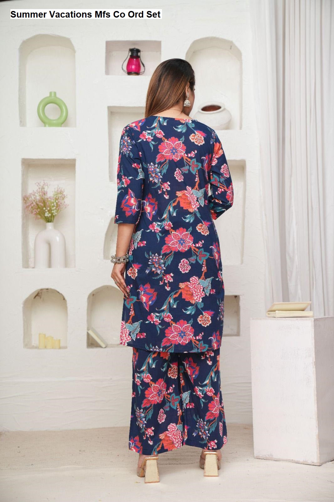 Summer Vacations Mfs Cotton Co Ord Set Wholesaler India
