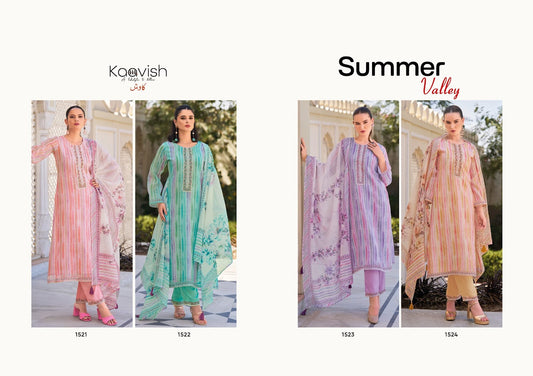Summer Valley Kaavish Pure Linen Pant Style Suits Manufacturer Ahmedabad