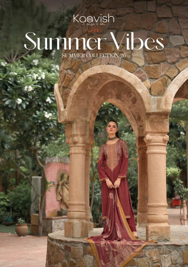 Summer Vibes Kaavish Jam Cotton Pant Style Suits Wholesaler