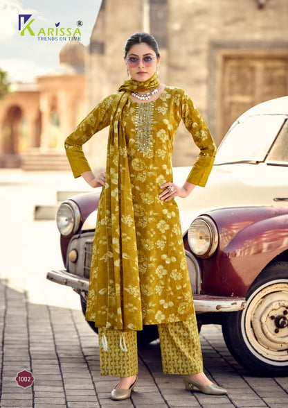 Summer Vibes Karissa Cotton Readymade Pant Style Suits Wholesaler Gujarat