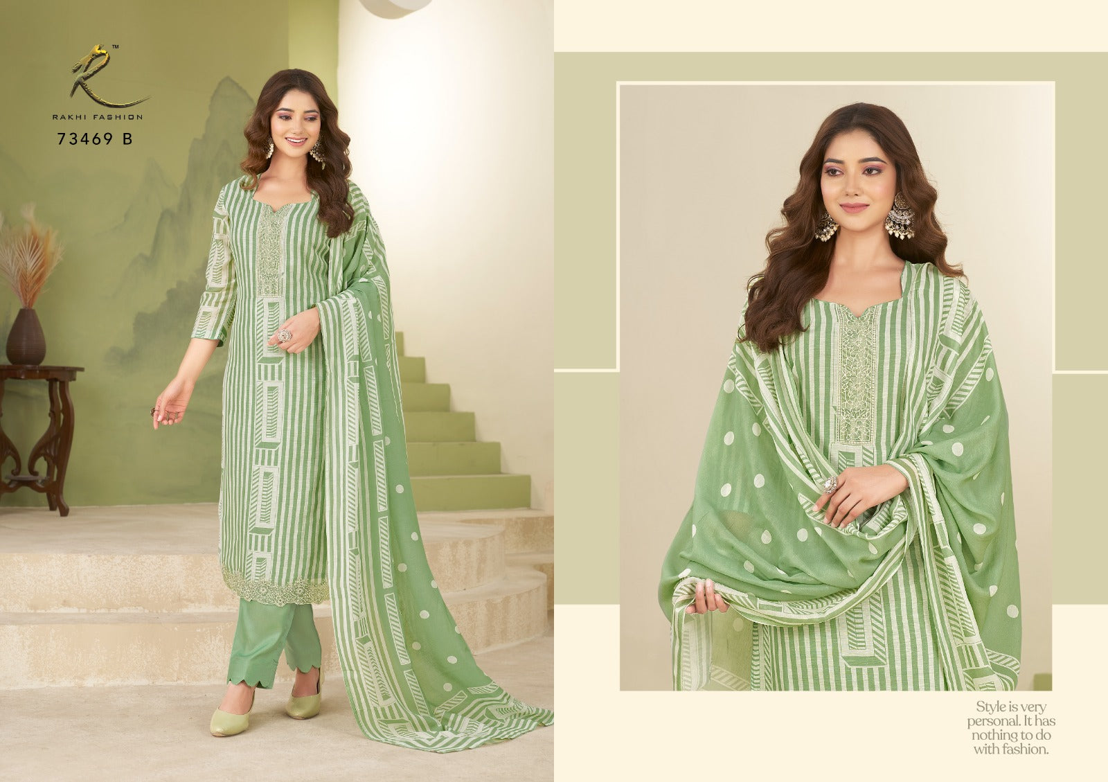 Summer Waves 73469 Rakhi Fashion Lilen Pant Style Suits Wholesale Price