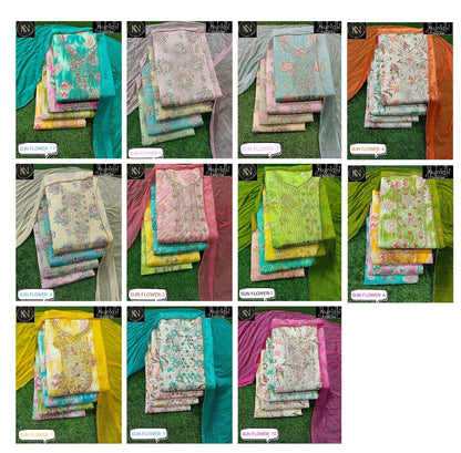 Sun Flower Kulnidhi Cotton Salwar Suits Manufacturer Gujarat