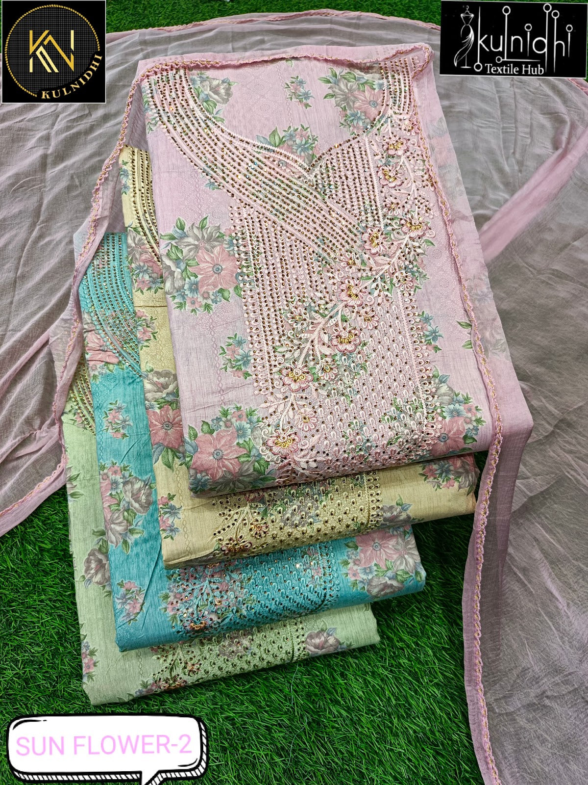 Sun Flower Kulnidhi Cotton Salwar Suits Manufacturer Gujarat