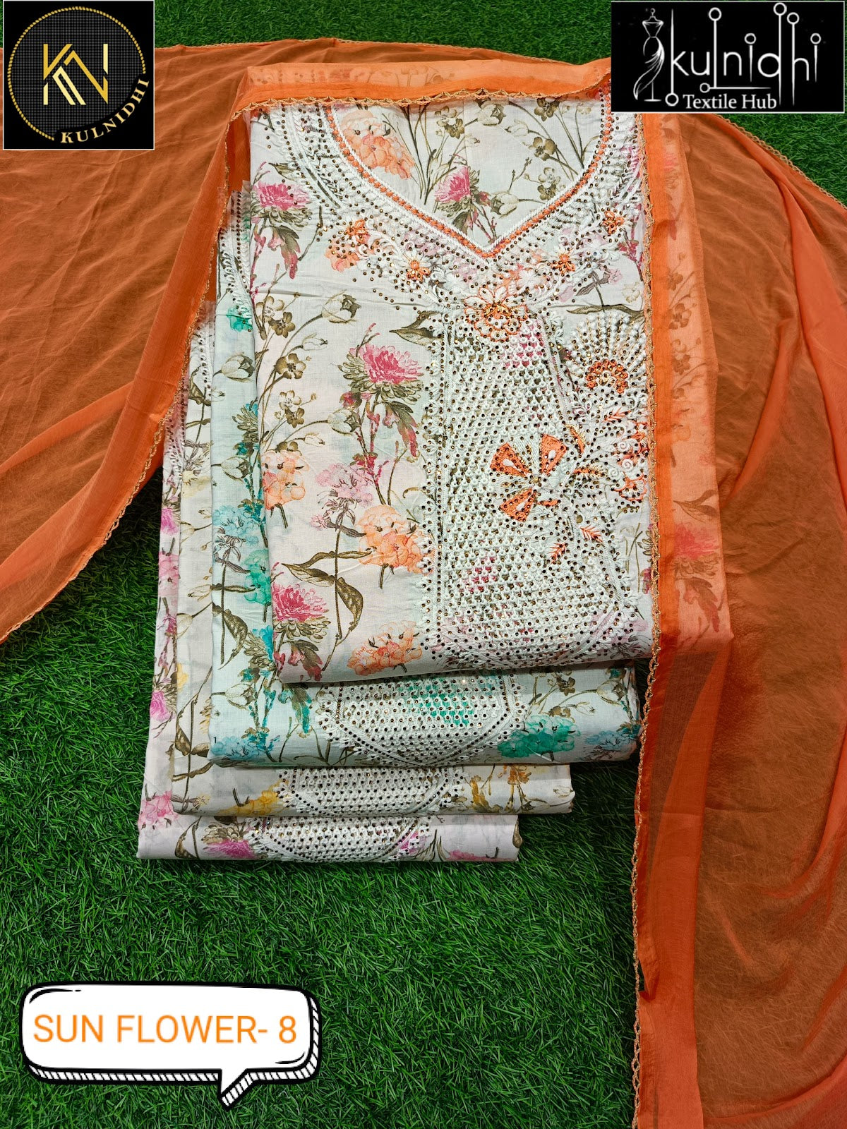 Sun Flower Kulnidhi Cotton Salwar Suits Manufacturer Gujarat