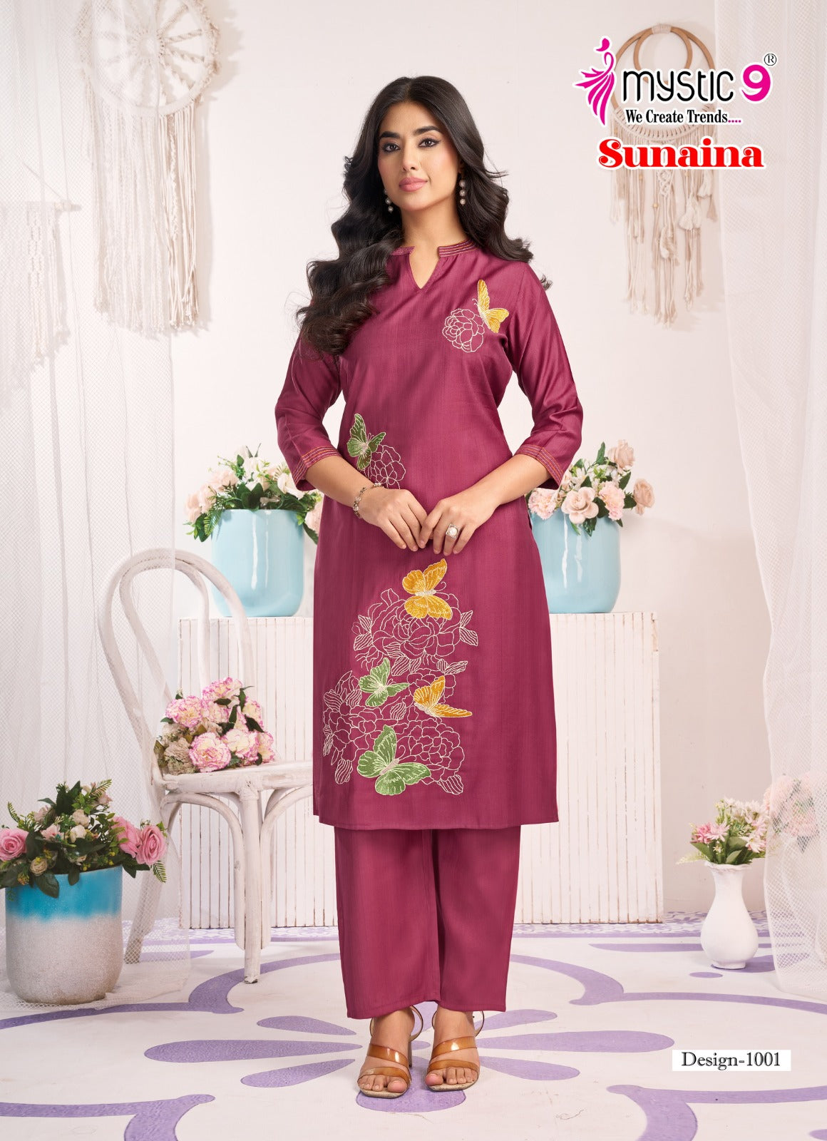 Sunaina Vol 1 Mystic 9 Vertican Co Ord Set Wholesale Rate