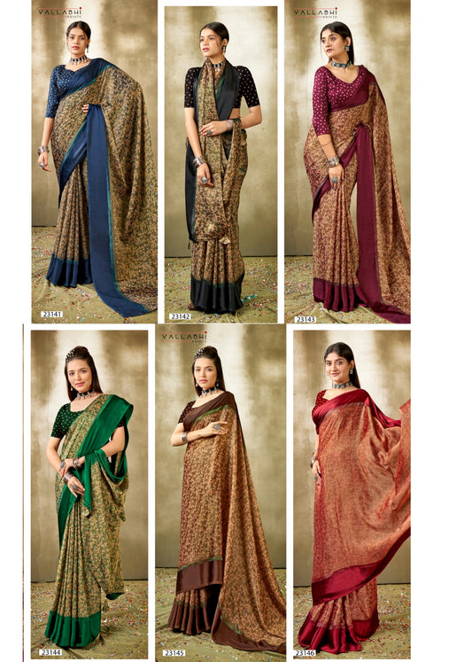 Sunanda Vallabhi Prints Brasso Sarees