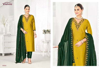 Sunayana Vishnu Impex Vichitra Silk Pant Style Suits Supplier Ahmedabad